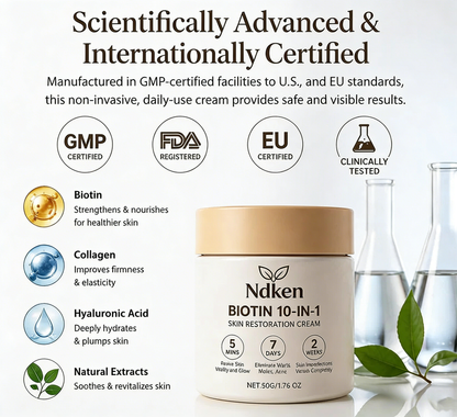 Ndken® Biotin 10-in-1 Skin Restoration Cream