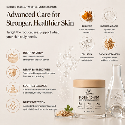 Ndken® Biotin 10-in-1 Skin Restoration Cream