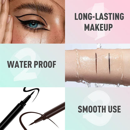 🥳2026 HOT SALE🥳💞50K+ SOLD!👁️💧 BUY 1 GET 1 FREE! Waterproof Liquid Eyeliner🖌️✨